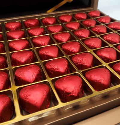 Sevgililer Günü Çikolatası Seni Seviyorum Baskılı Çikolata