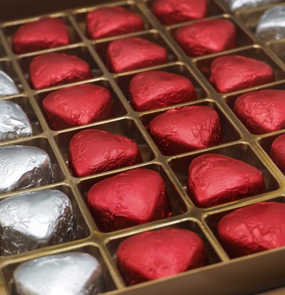 Sevgililer Günü Çikolatası Seni Seviyorum Baskılı Çikolata 42 Adet
