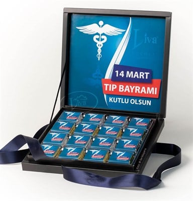 Tıp Bayramı Mavi Sargılı Madlen 48'li Paket