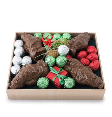 Yılbaşı Figürlü Noel Baba Çikolatalı Set