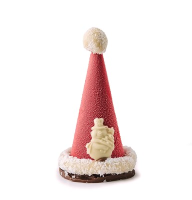 Yılbaşı Noel Baba Şapkası Şeklinde Çikolata